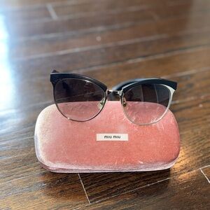Miu Miu Black Sunglasses